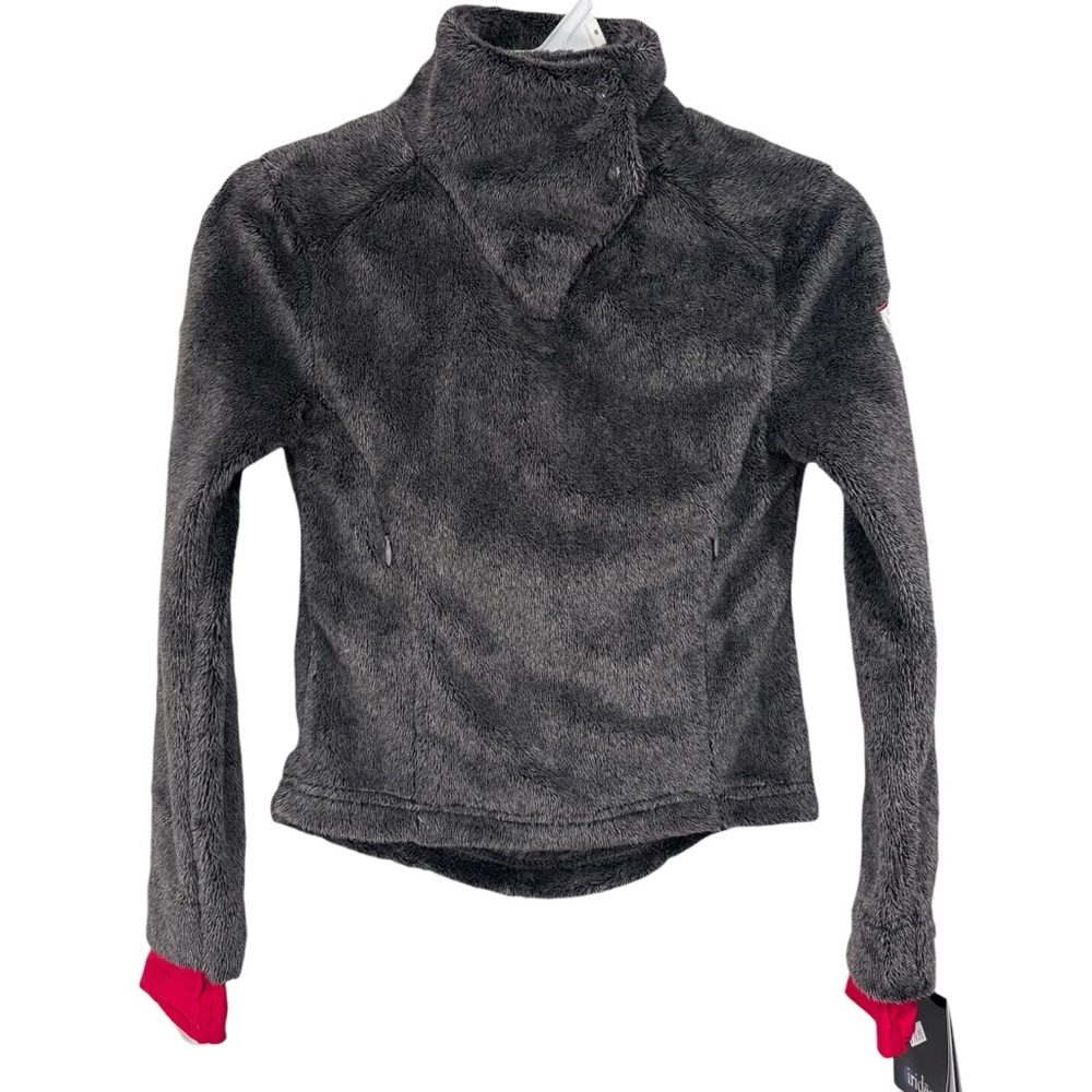 Irideon Kids Luxen Half Snap Gray Pullover Girls Small NWT